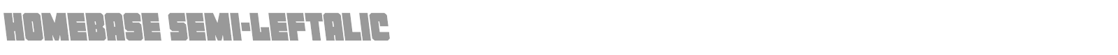 Homebase font preview