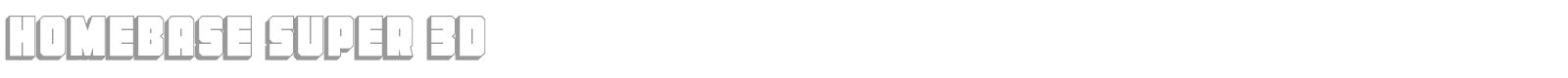 Homebase font preview
