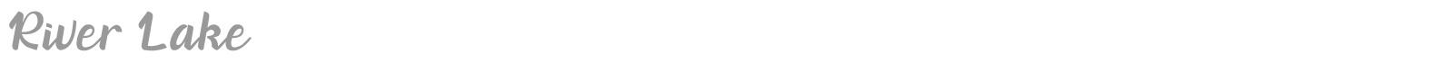 River Lake font preview