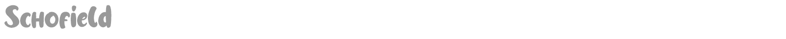 Schofield font preview