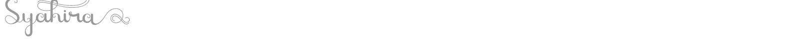 Syahira font preview