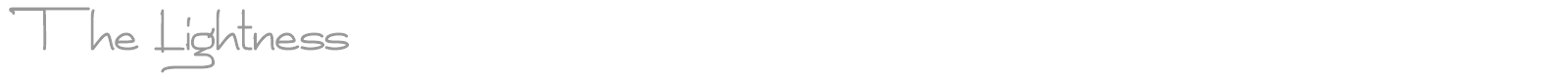 The Lightness font preview