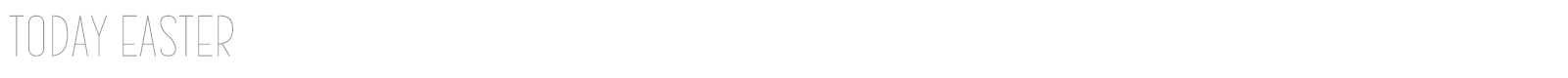 Today Easter font preview