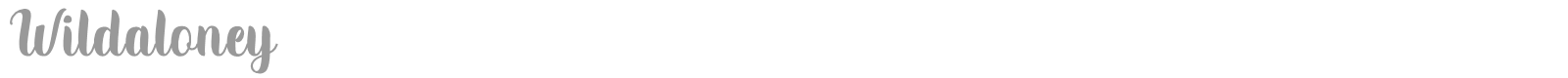 Wildaloney font preview