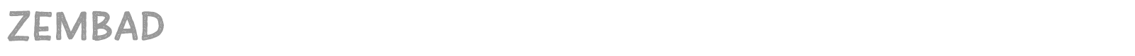 Zembad font preview