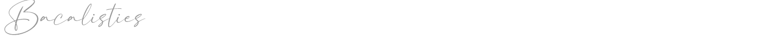 Bacalisties font preview