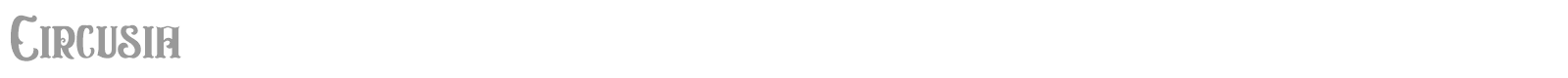 Circusia font preview