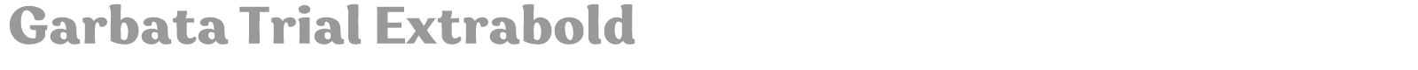 Garbata font preview