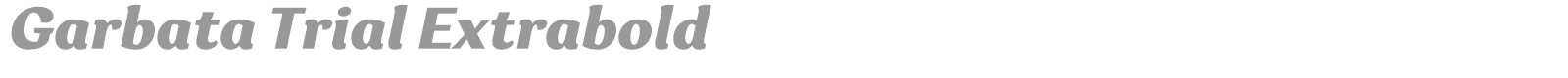 Garbata font preview