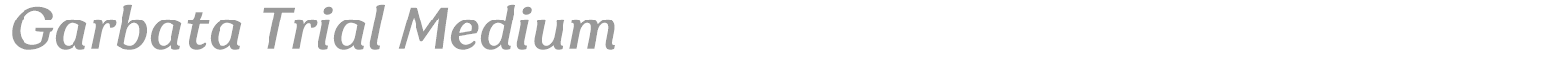 Garbata font preview