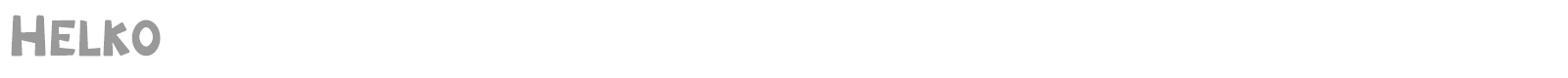 Helko font preview