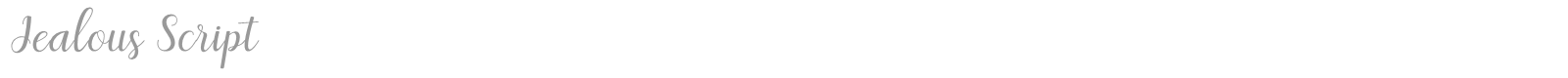 Jealous font preview