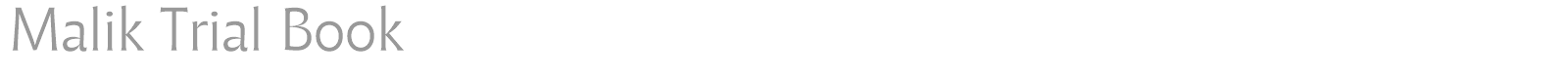Malik font preview