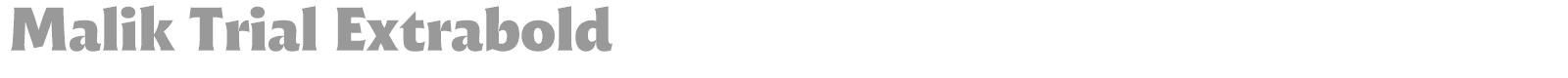 Malik font preview