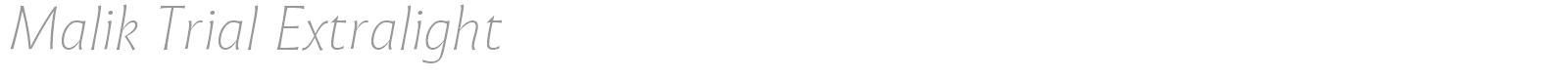 Malik font preview
