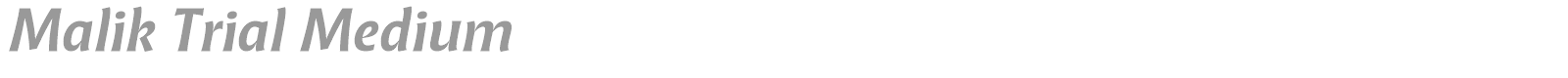Malik font preview