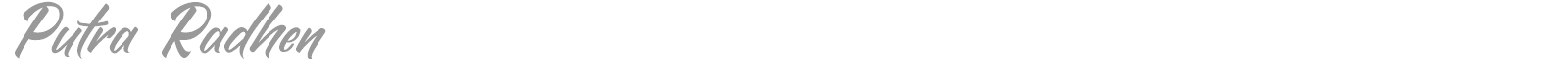 Putra Radhen font preview