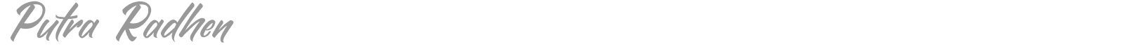 Putra Radhen font preview