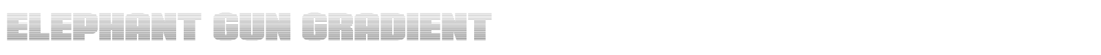 Elephant Gun font preview
