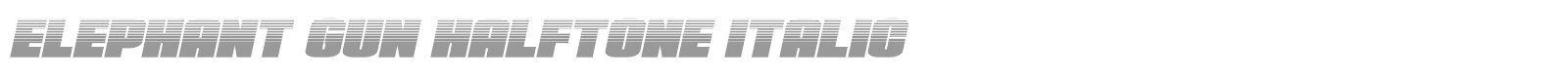 Elephant Gun font preview