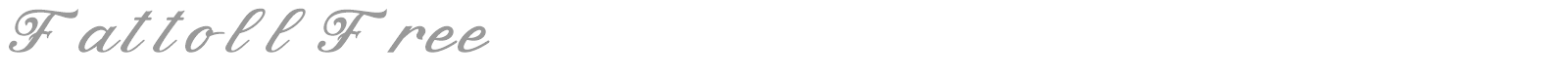 Fattoll font preview