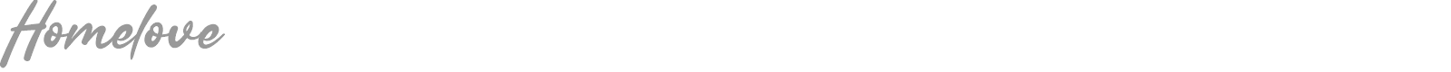 Homelove font preview
