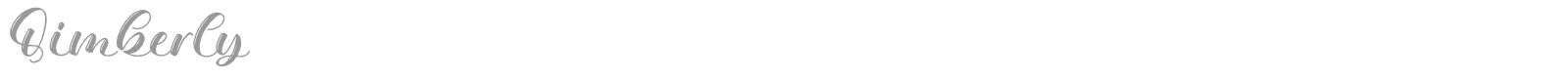 Qimberly font preview