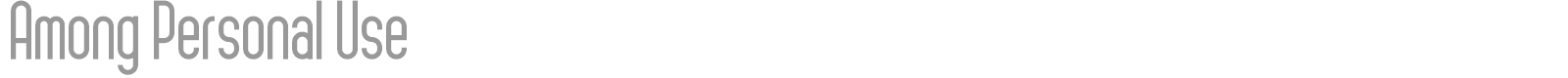 Among font preview