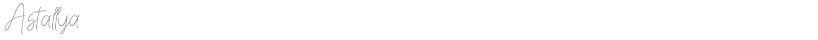 Astallya font preview