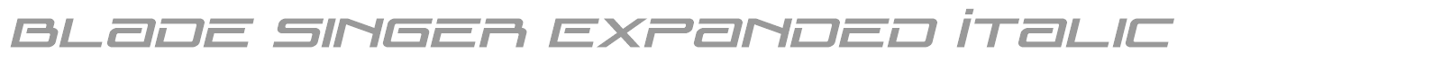 Blade Singer font preview
