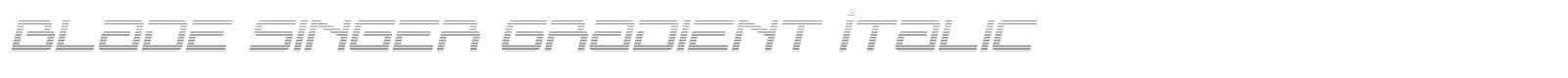Blade Singer font preview