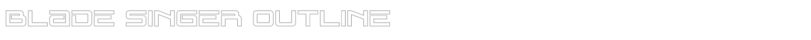 Blade Singer font preview
