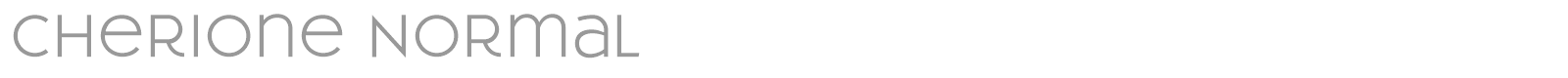Cherione font preview