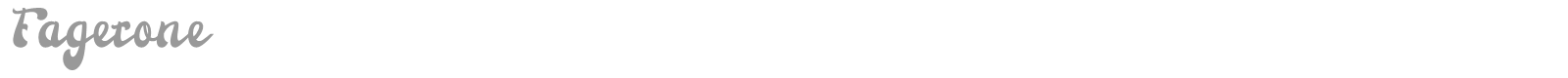 Fagetone font preview