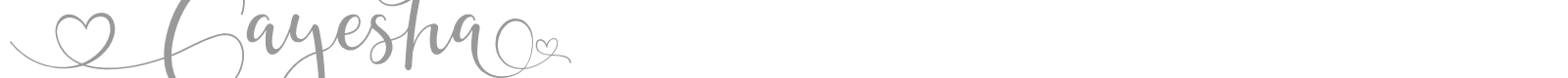 Gayesha font preview