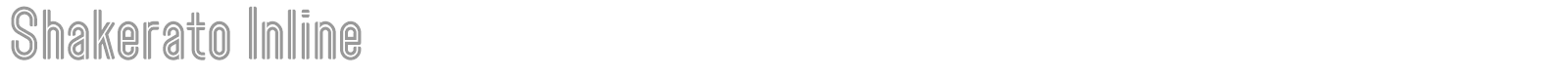 Shakerato font preview