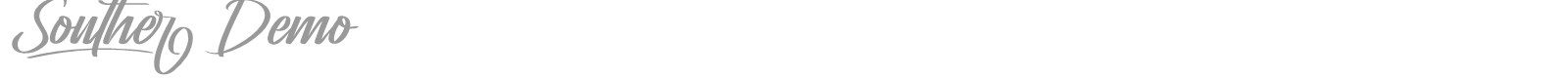 Souther font preview