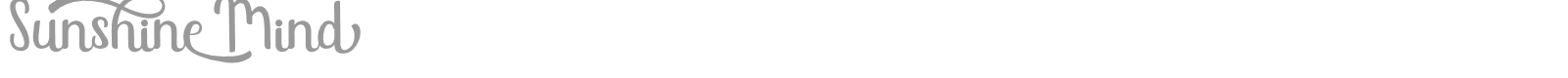 Sunshine Mind font preview