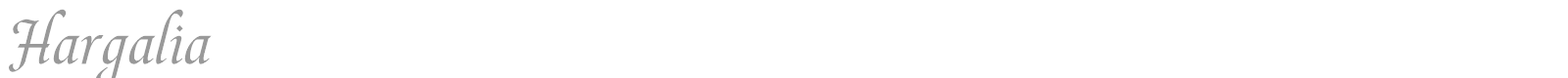 Hargalia font preview