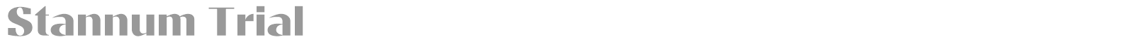 Stannum font preview