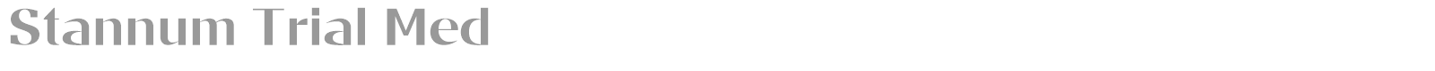 Stannum font preview