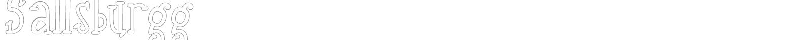 Sallsburgg font preview