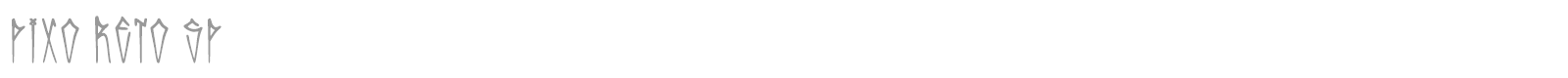 Pixo Reto SP font preview