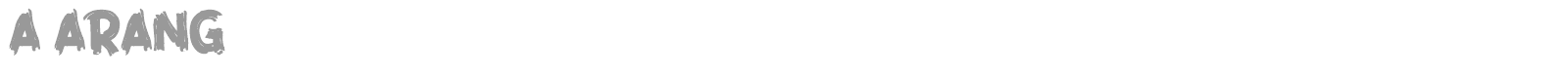 A Arang font preview