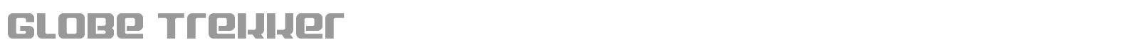 Globe Trekker font preview