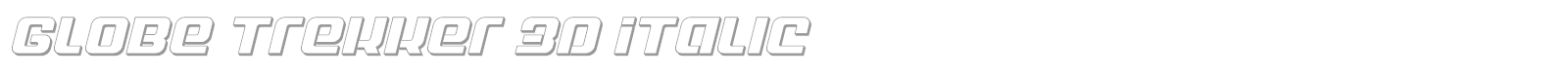 Globe Trekker font preview