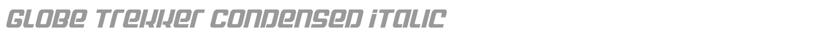 Globe Trekker font preview
