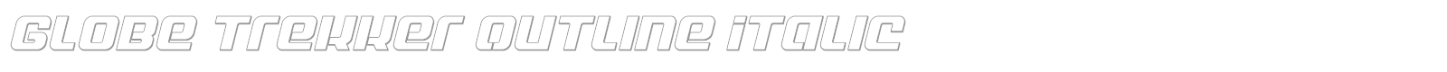 Globe Trekker font preview