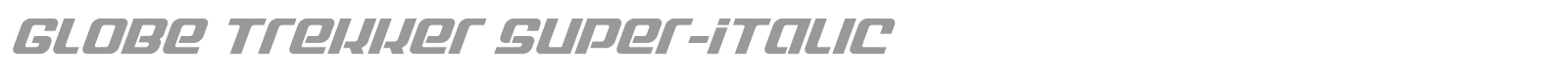 Globe Trekker font preview