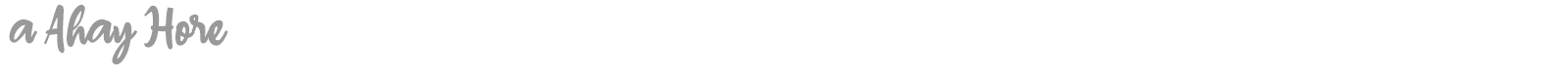 A Ahay Hore font preview